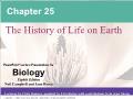 Sinh học - Chapter 25: The history of life on earth