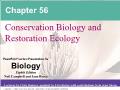 Sinh học - Chapter 56: Conservation biology and restoration ecology