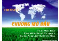 Sinh học - Chương 1: Chương mở đầu