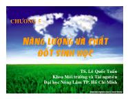 Sinh học - Chương 5: Năng lượng và chất đốt sinh học