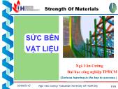 Sức bền vật liệu - Chương 3: Thanh chịu kéo (nén) đúng tâm