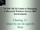 Tài liệu môn học Hệ điều hành (operating systems) - Chương 13: Quản trị các tài nguyên Web