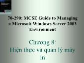 Tài liệu môn học Hệ điều hành (operating systems) - Chương 8: Hiện thực và quản lý máy in