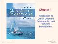 Tài liệu Môn học phương pháp lập trình - Chapter 1: Introduction to object - Oriented programming and software development