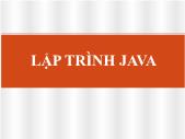 Tài liệu môn Lập trình Java