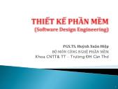 Thiết kế phần mềm - Tổng quan