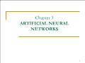 Thiết kế và xây dựng mạng lan và wan - Chapter 3: Artificial neural networks