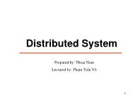 Tìm hiểu Distributed system