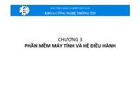 Tin học đại cương - Chương 3: Phần mềm máy tính và hệ điều hành