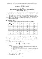 Toán học - Chương 4: Phân tích tác động của các nhân tố qua tham số (Phân tích phương sai)