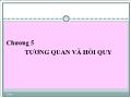 Toán học - Chương 5: Tương quan và hồi quy