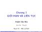 Toán rời rạc - Chương 1: Giới hạn và liên tục