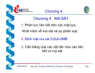 Vật lý - Chương 4: Ma sát