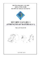 Bìa giảng Sức bền vật liệu 1