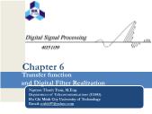 Digital Signal processing - Chapter 6: Transfer function and digital filter realization