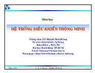 Hệ thống điều khiển thông minh - Chương 3: Điều khiển trực tiếp