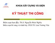 Kĩ thuật thi công - Chương 5: Công tác gạch đá