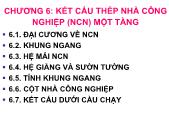 Phương pháp số trong tính toán kết cấu - Chương 6: Kết cấu thép nhà công nghiệp (ncn) một tầng