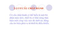 Tự động hóa - Chương 2: Cơ cấu chấp hành