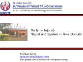 Xử lý tín hiệu số signal and system in time domain